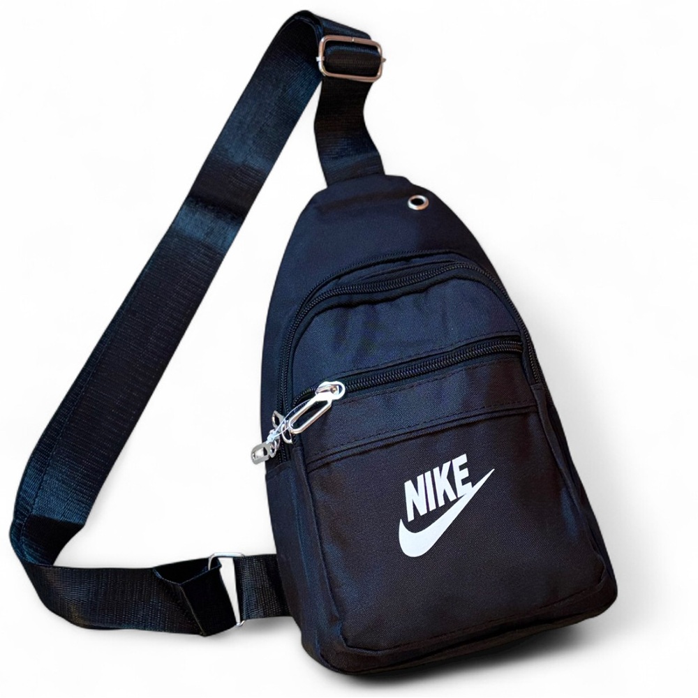 NWT Nike Sling Bag Backpack Carry On Shoulder School Bag Black